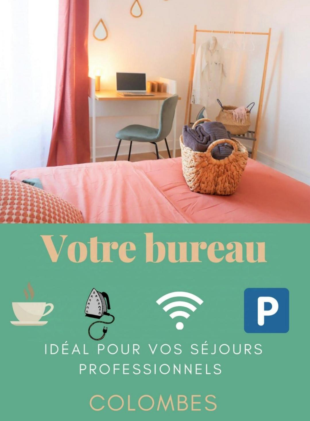Appartement Tout Equipe Paris-Colombes- La Defense Коломб Экстерьер фото